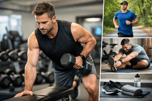 simple workout routine for men over 30 strength and fitness